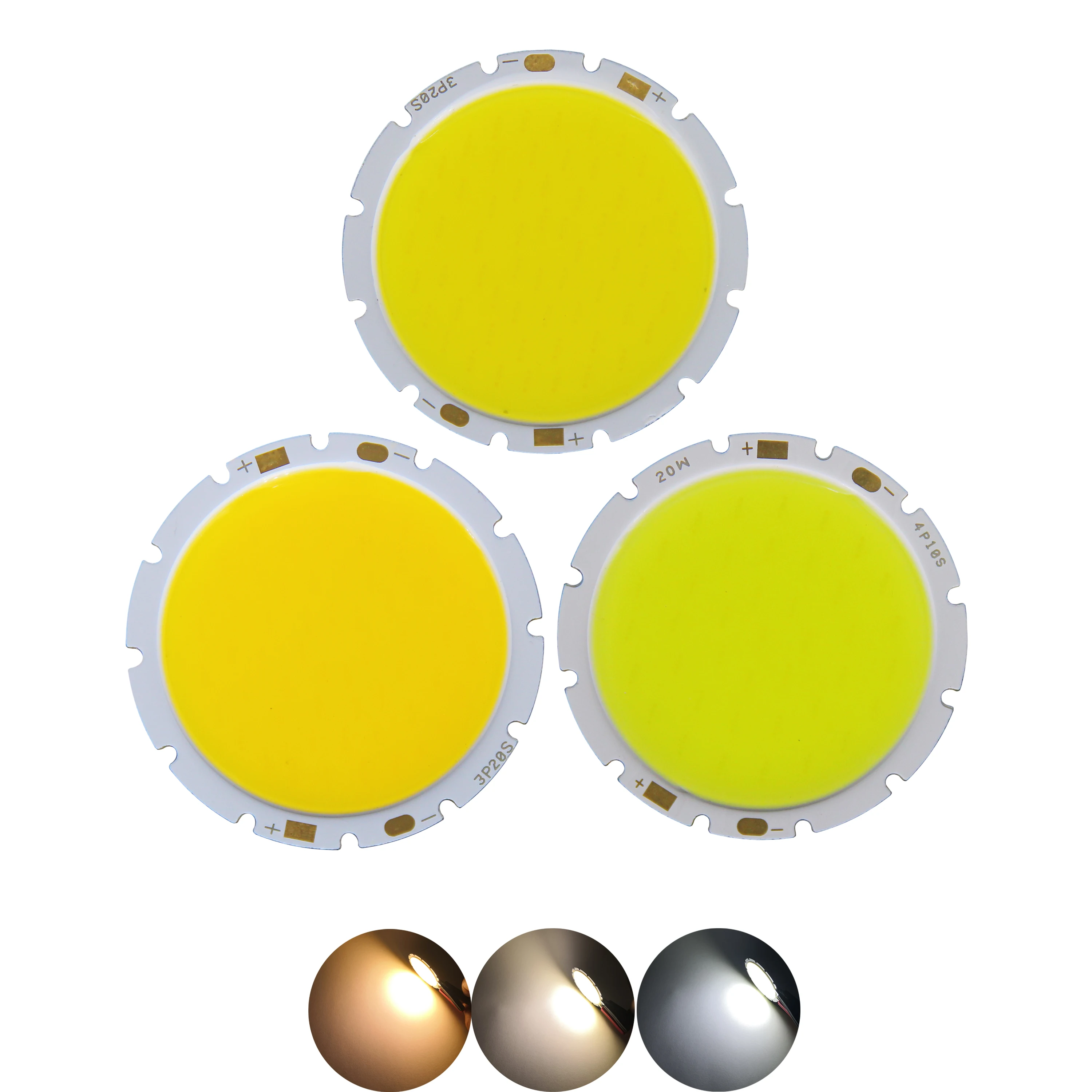 venda fabrica 49 mm 42 mm rodada led cob fonte de luz modulo de 15 w 20 w 30 quente nature branco w lampada virar chips para downlight 01