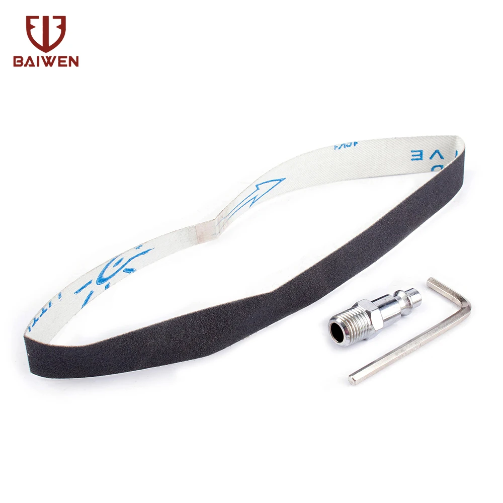 New Pneumatic Sanders Tools Belt air Machine 520*20mm Air Belt Sander for Air Compressor Sanding with 3 Belts air tool