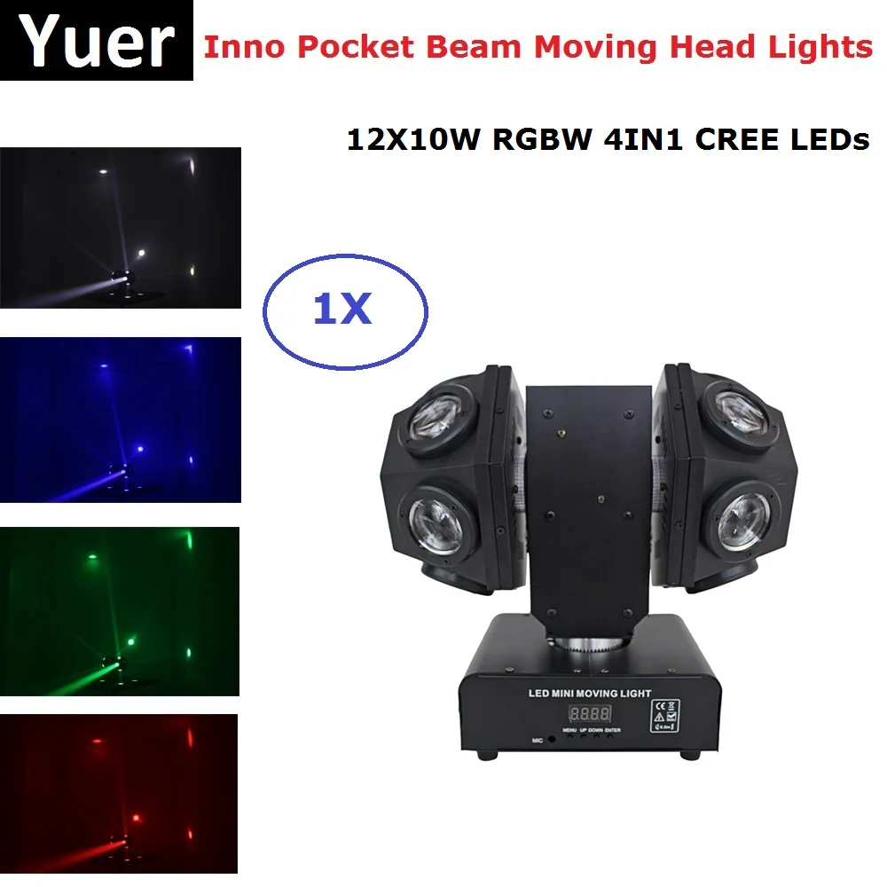 

2019 Newest 12X10W RGBW 4IN1 LED Beam Lights LED Disco Lights DMX512 Football Moving Head Light Professional Dj Bar Party Lights