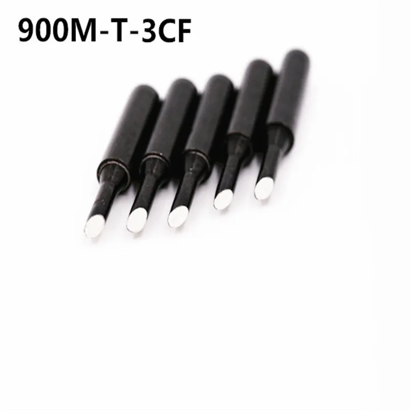 SZBFT 5piece Black 900M-T-2CF Series Horseshoe type iron head Welding tip Soldering iron tip 900M-T B I SK 1C 2C 3C 4C 1.2D 2.