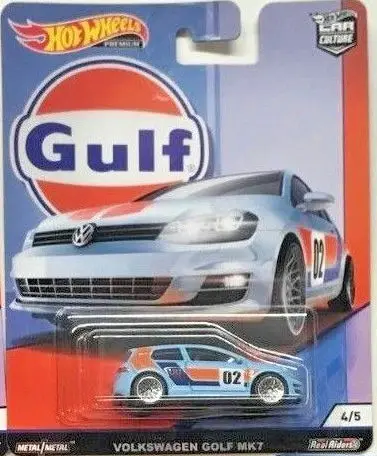 Hot Wheels Car Culture Gulf FIAT/NISSAN/FORD 1/64 Collection Metal Diecast Car