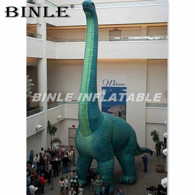 Jurassic Period theme 8m giant inflatable Brachiosaurus dinosaur inflatable dragon model for promotion