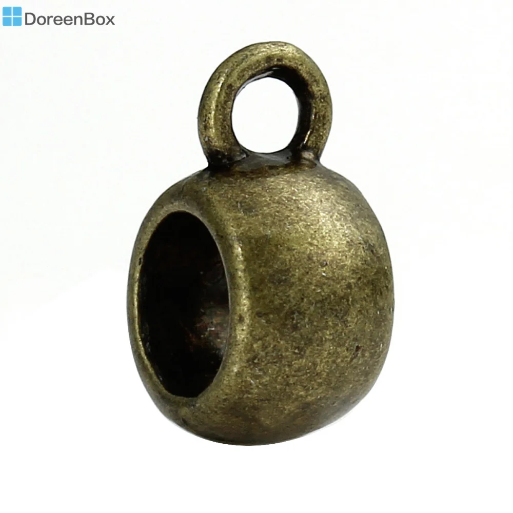 

Doreen Box Lovely 50 Bronze Tone Bail Beads Fit Charm Bracelet 11x5mm (B12804)