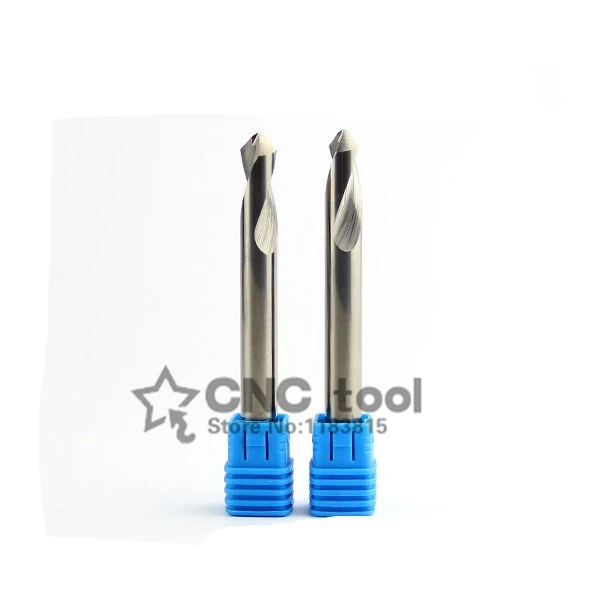 8.0*100 mm*90degrees 1pcs Solid carbide Extended pilot drill Cemented carbide cutting tools Free shipping