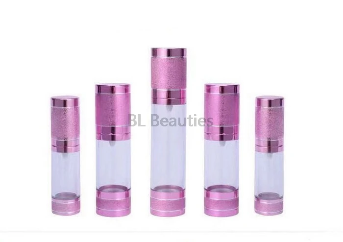 300pcs/lot 15ml 30ml 50ml Pink Airless Bottle Cosmetics Vacuum Bottle, Essence Lotion Serum Packing Bottle