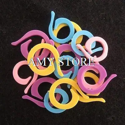 100pcs เปิด Stitch MARKER,ถัก/โครเชต์แถวผู้ถือ,2 ขนาด/สีผสม,เครื่องมือหัตถกรรม
