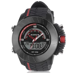 Hot!!!TOP Men Sports Watches Waterproof 100m Analog-Digital Watch Racing Running Diving Wristwatch Relojes Hombre Montre Homme