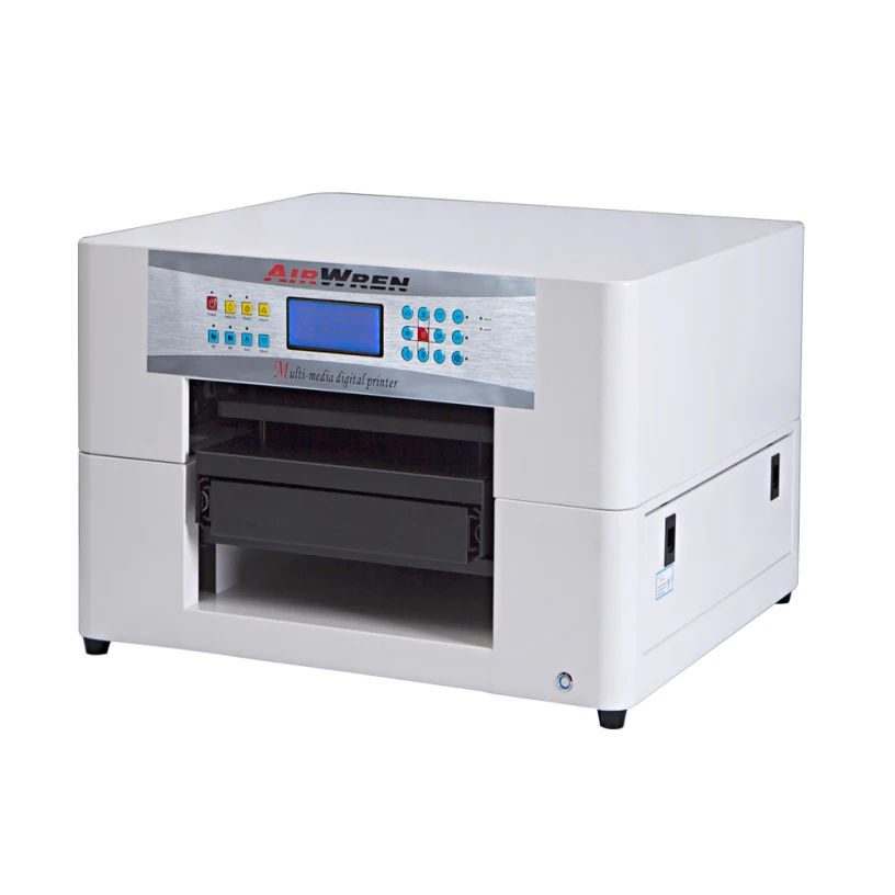 Airwren A3 Size Digital Inkjet DTG Flatbed T-shirt Printer With Free T-shirt Tray+RIP Software