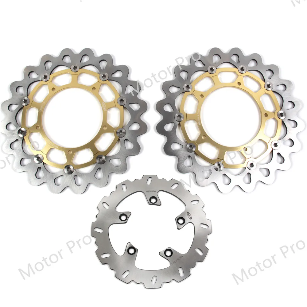 For Yamaha FZ1 FAZER 1000 2006 - 2012 Front Rear Brake Disc Disk Rotor Kit Motorcycle Accessories 2007 2008 2009 2010 2011 ABS