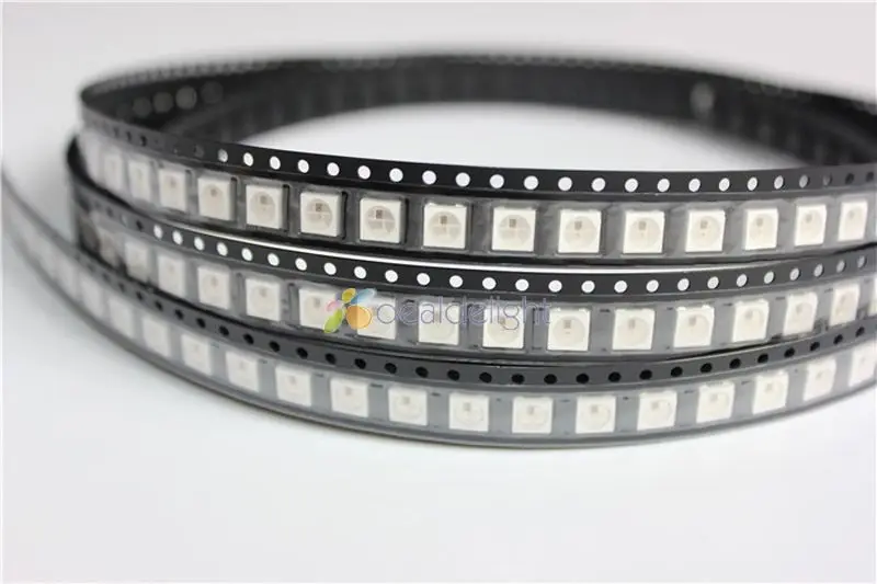 100pcs WS2812B Built-in WS2811IC 5050 SMD 4pin Individually Addressable Digital RGB LED Chip DC5V