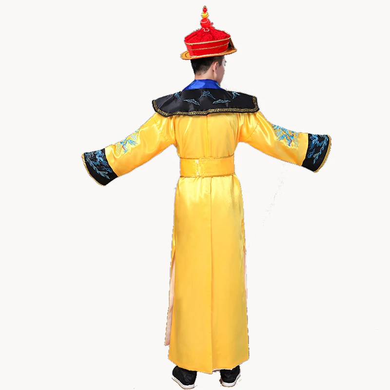 Emperor Robe Dress Game Of Qing Dynasty Costume For Adult Men Halloween Cosplay Costume Act Costume Party Costume