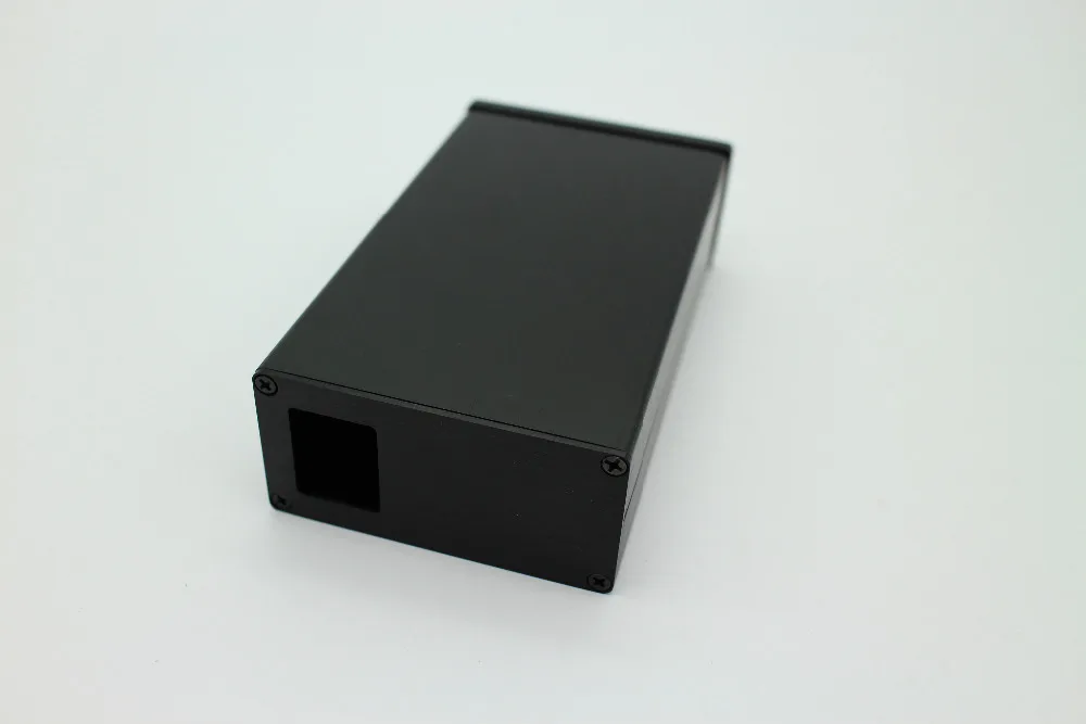 0905 gabinete amplificador de áudio de alumínio completo preto/caixa mini amp/caixa pré-amplificador/chassis psu frete grátis