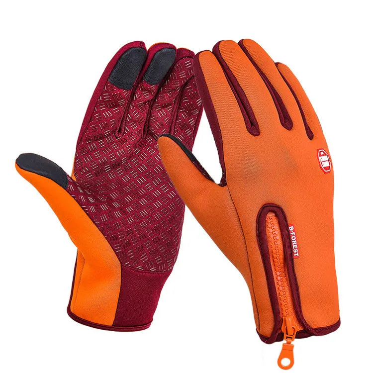 Guante receptor deportivo, guantes de fútbol americano, guantes de Rugby, guantes de senderismo impermeables