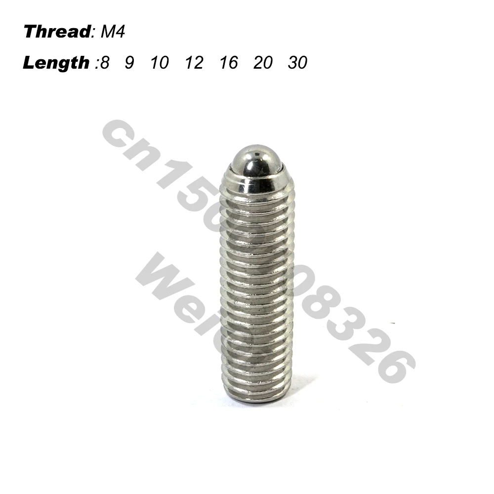 Émbolo de bola/pernos de bola/tornillo de resorte de bloqueo/tornillo hexagonal/acero inoxidable/M3M4M5M6M8M10M12M16M20M24