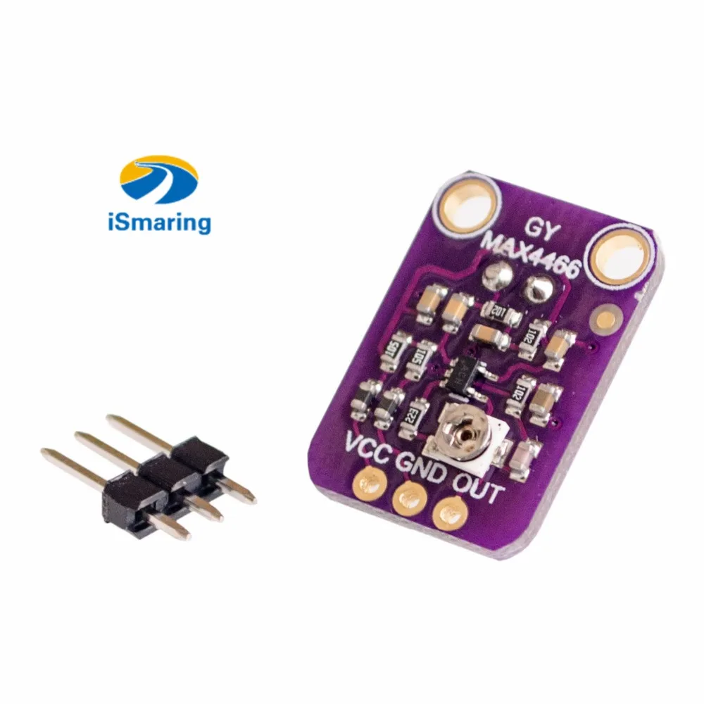 GY-MAX4466 Electret Microphone Amplifier Module MAX4466 Adjustable Gain For Arduino