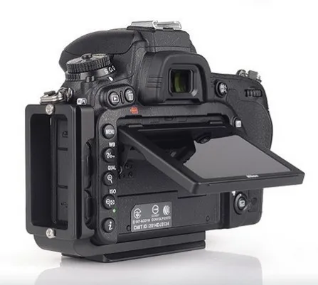 FITTEST L-D750R Custom L Bracket/L Plate for Nikon D750 Body Arca-Swiss Ball head RRS Lever Clamp Compatible