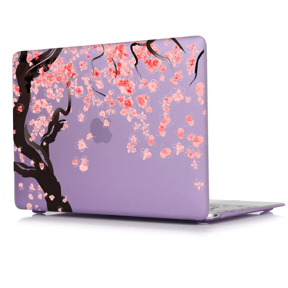 Japan Cherry blossoms pink beautiful printed Case For New Apple MacBook Pro 13 15 with Retina Mac Air 11.6 12 13.3 inch cover