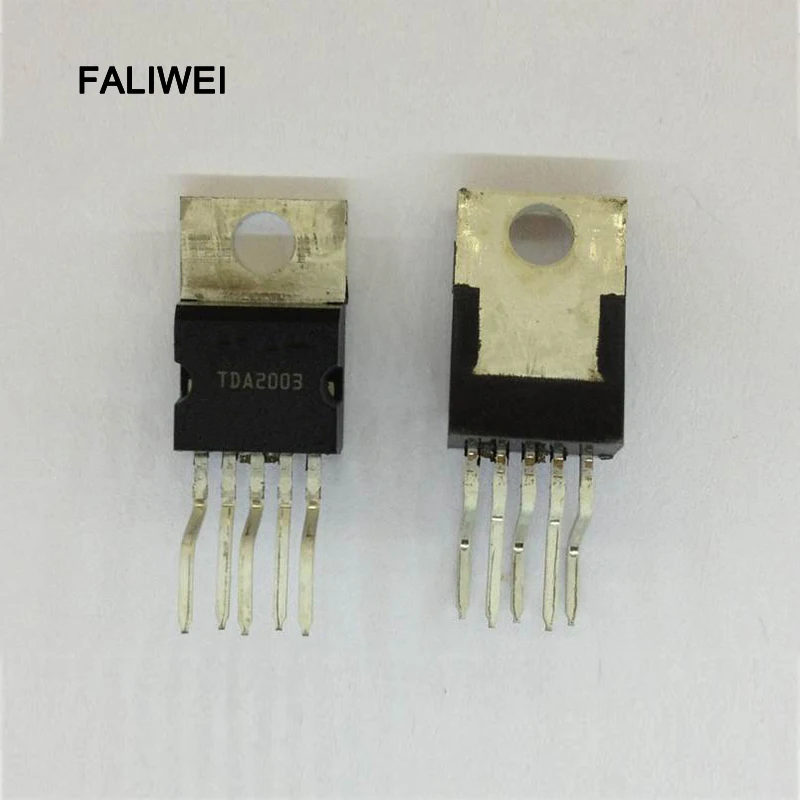 10 PCS TDA2003 IC TO-220-5 Integrated circuit amplifier Best quality