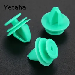 Yetaha 50pcs Nylon Car Door Fixed Fastener For Mercedes Benz Peugeot 207 307 206 12mm Hole Retaining Clip Rivets Universal