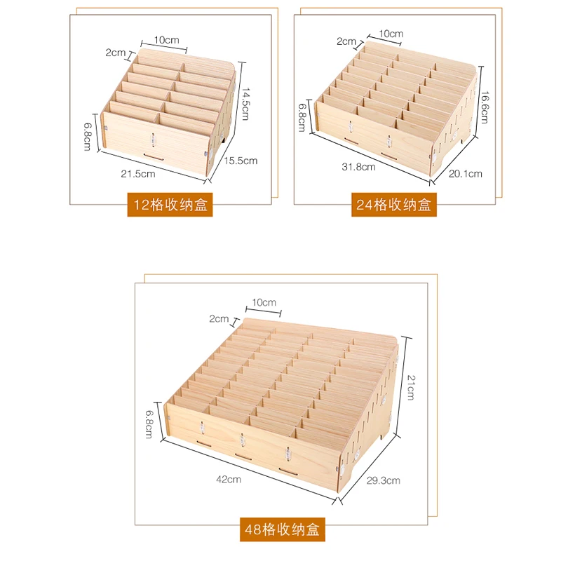 Multifunctional Wooden Storage Box Mobile Phone Repair Tool Box Motherboard Accessories Storage Box