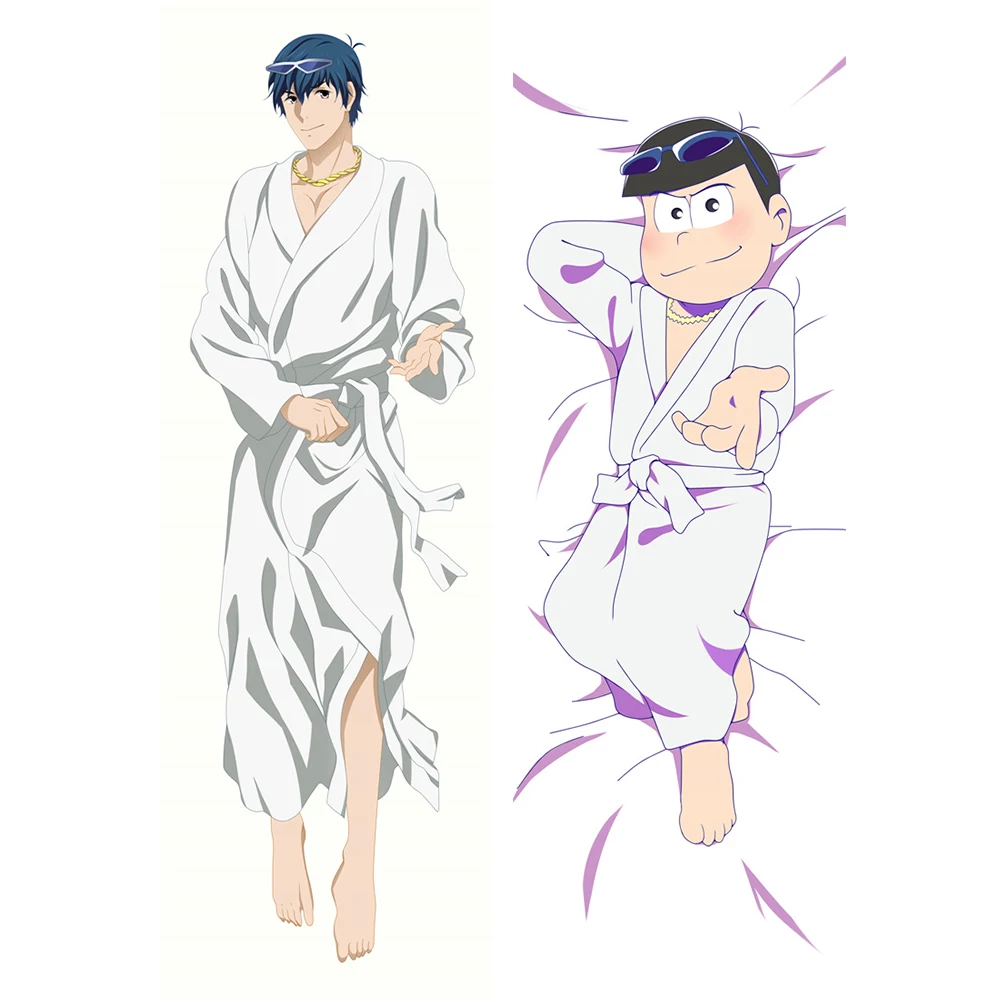 

Mr Osomatsu San Anime Dakimkura Body Pillow Case, Custom Bolster Pillow Case, 2 Way