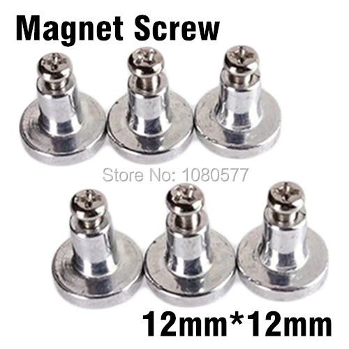 

Ceiling Lights Magnet Screw, 12mm Height * 12mm Diameter use for Lamp Plate Driver Magnetic Iron Screw