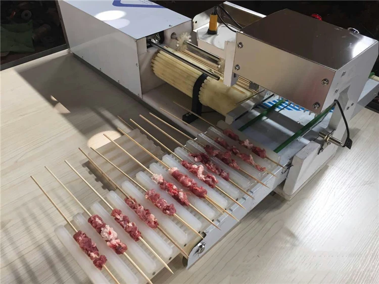 automatic satay skewer machine / mutton kebab machine / satay string making machine