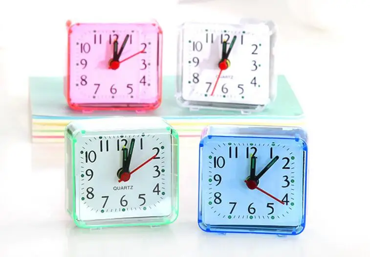 

new 10pcs/lot! Simple Alarm Clock Table Desk Clocks Birthday Gift Student Alarm Clock