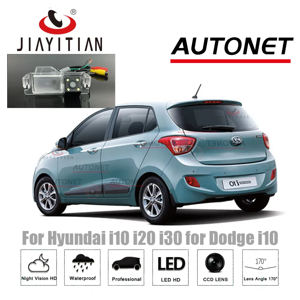 JiaYiTian kamera tylna do Hyundai i10 i20 i30 2007 ~ 2012 Dodge i10 CCD Night Vision tylna kamera cofania/Parking