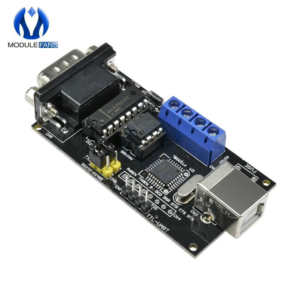 FT232BM/BL FTDI Standard USB Ke Serial RS232 TTL UART RS485 Converter DB9 Adapter Controller Module Board UNTUK Arduino