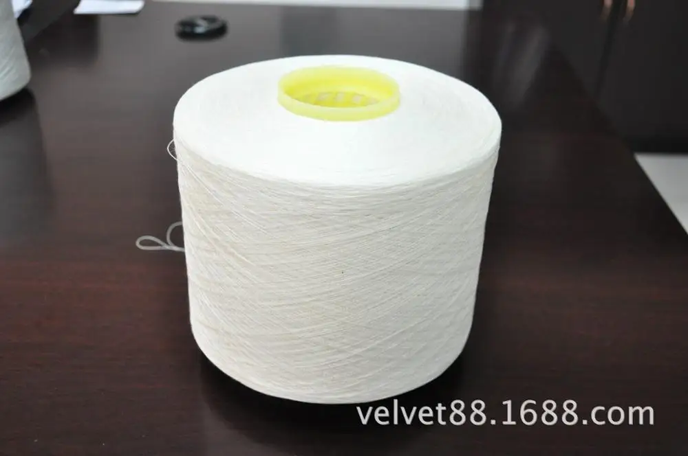 Dongguan factory direct polyester core spun polyester core spun yarn 203 denim polyester core spun yarn