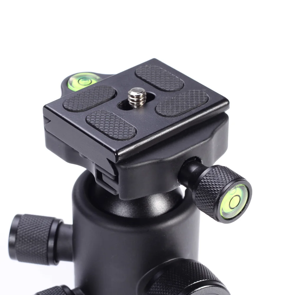 12Kg Metal Portable Lightweight Camera Tripod & Ball Head 1/4" Quick Release Plate for DSLR Camera