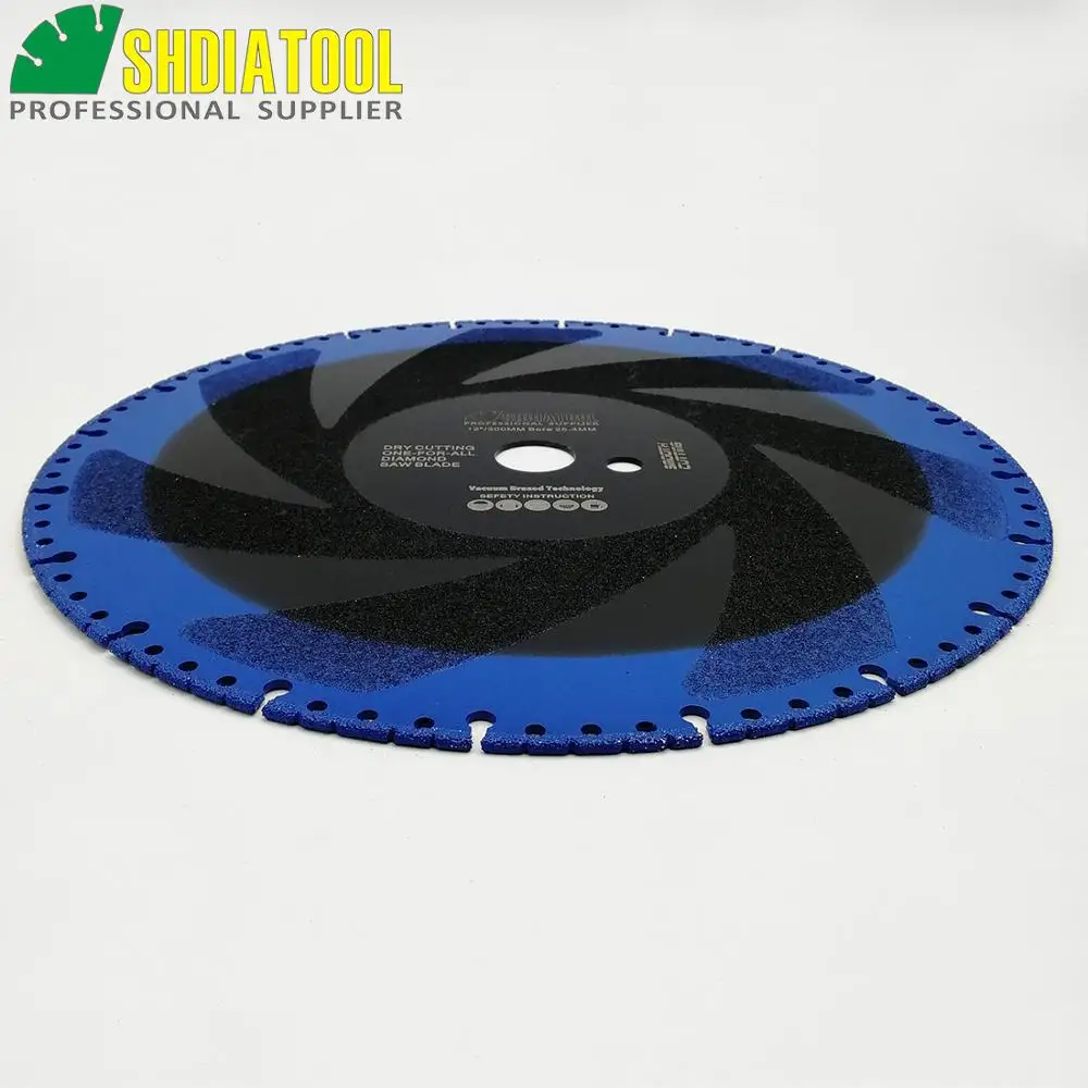 DIATOOL 2pcs 230mm Vacuum Brazed Diamond Blade For All Purpose 9" Demolition Blade For Stone Iron Steel