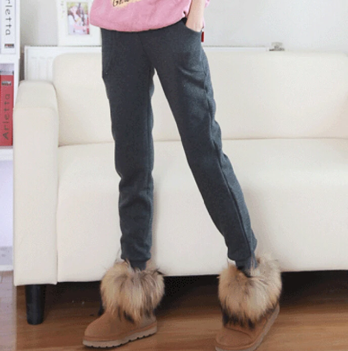 

women Autumn Winter pants Combed cotton velvet pants Korean Casual pants Full Length women Pencil Pants Plus size 3xl