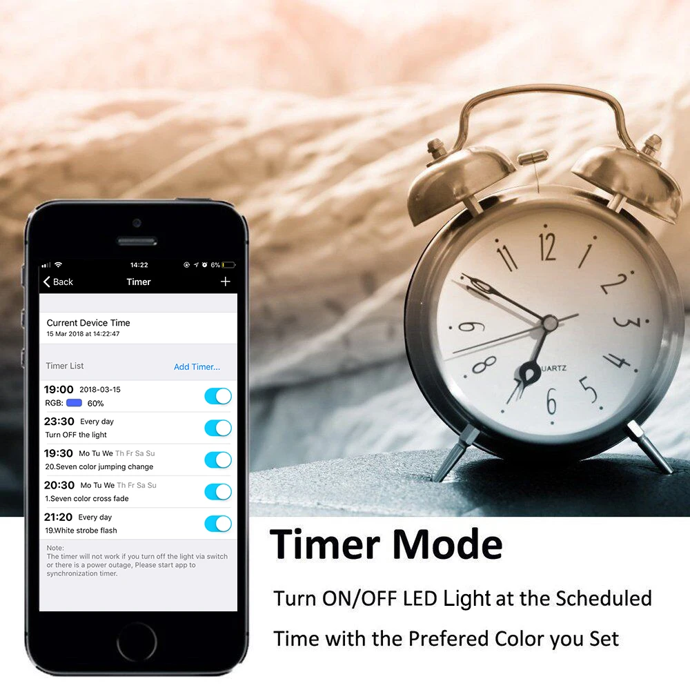 FVTLED WIFI LED Lights Controller Magichome APP Remote Control Single RGB RGBW CCT Lights Strip 5V 12V 24V For Alexa Google Home