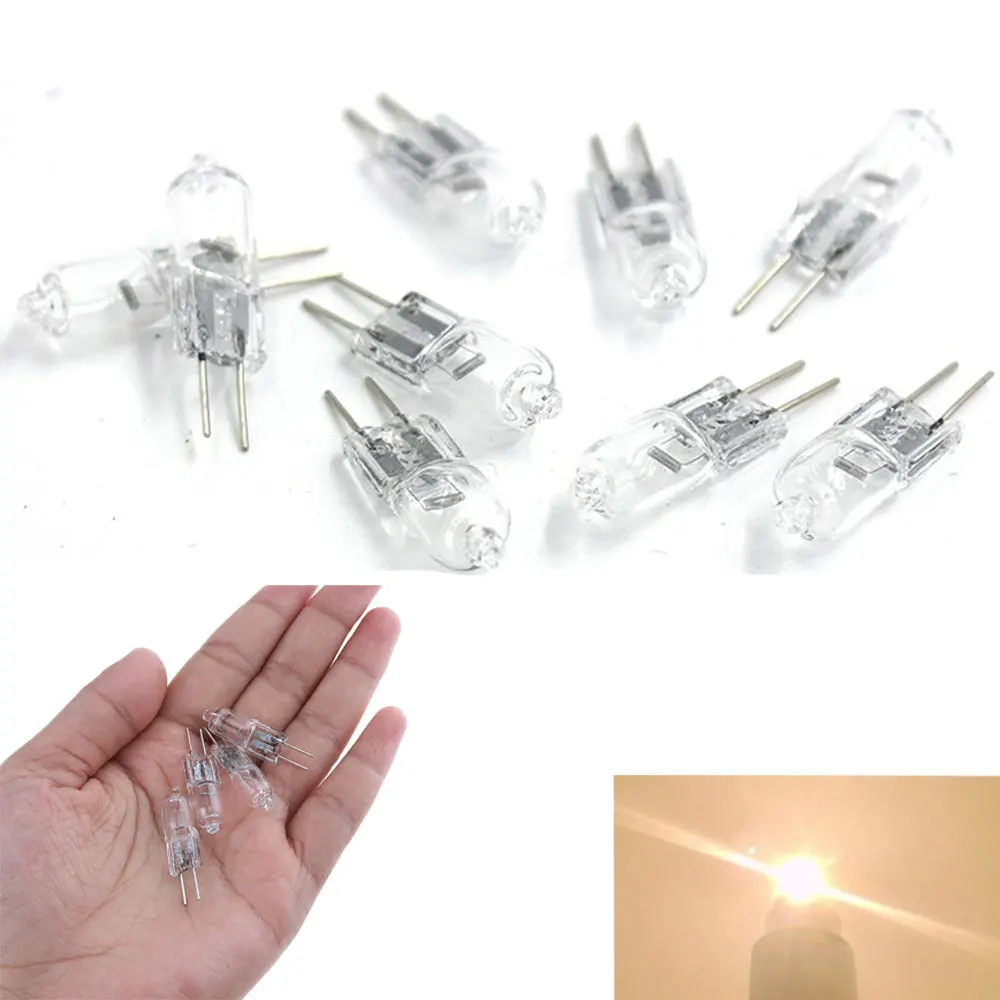 Wholesale 1X 10X 20X 30X 40X 50X 100X Top Quality Halogen G4 Bulb 12V Lamps 20W Warm White 2700K Clear Each Bulbs Lighting