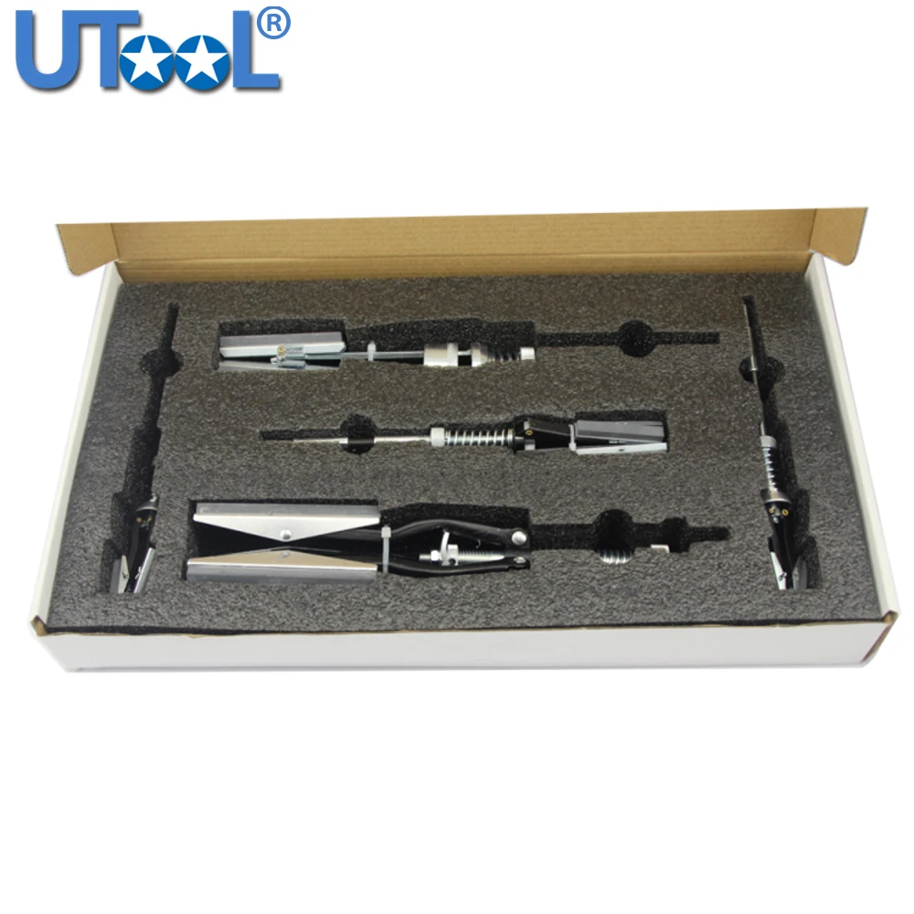 5PCS 2Jaws And 3 Jaws Range: 18-63mm 32-88mm 51-177mm Engine Brake Piston Cylinder Hone Tool Set With Flexible Shaft