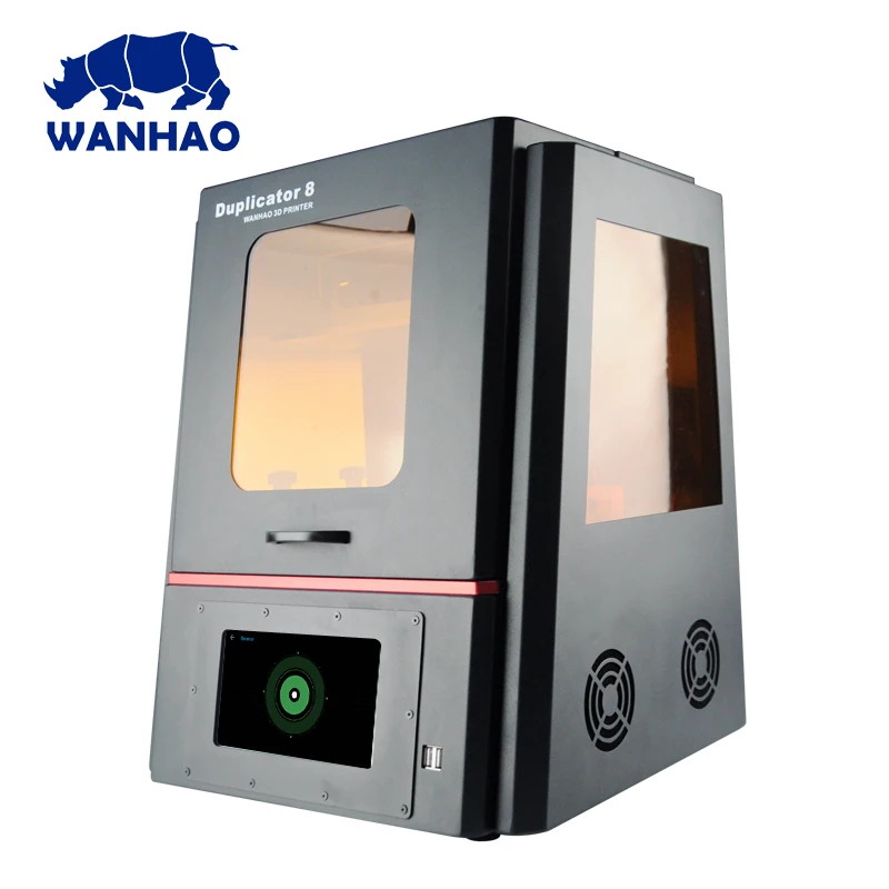 2019 WANHAO 405nm D8 with wanhao workshop software , 8.9inch lcd display,500ml free resin