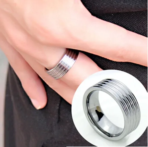 Wide Trendy Stainless Steel Ring For Woman And Man