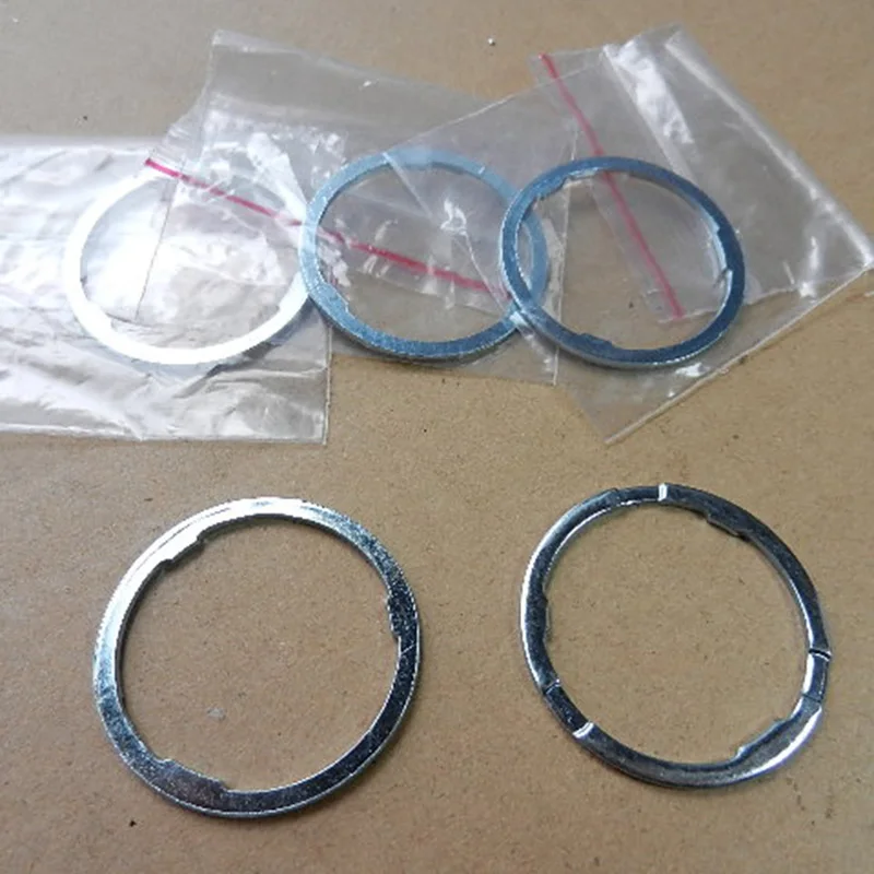 5pcs 1.85mm 2.0mm Bicycle Cassette Low Spacer Hub Cog Ring for 11 12 Speed Wheels Sprocket Shim