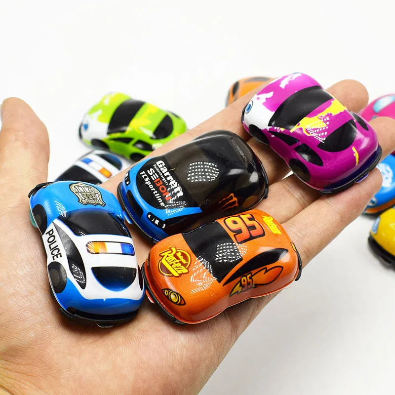 10pcs/lot Wheels Pull Back Cars 5cm Toy Car Party Bag Fillers Wedding Decor Kids Funny Toy Baby Kids Toys Christmas Gifts