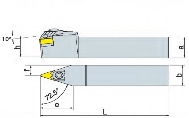 

BVVNN2020K16 external turning tool holder Conversus tool titulari and lathe tool holder for carbide inserts