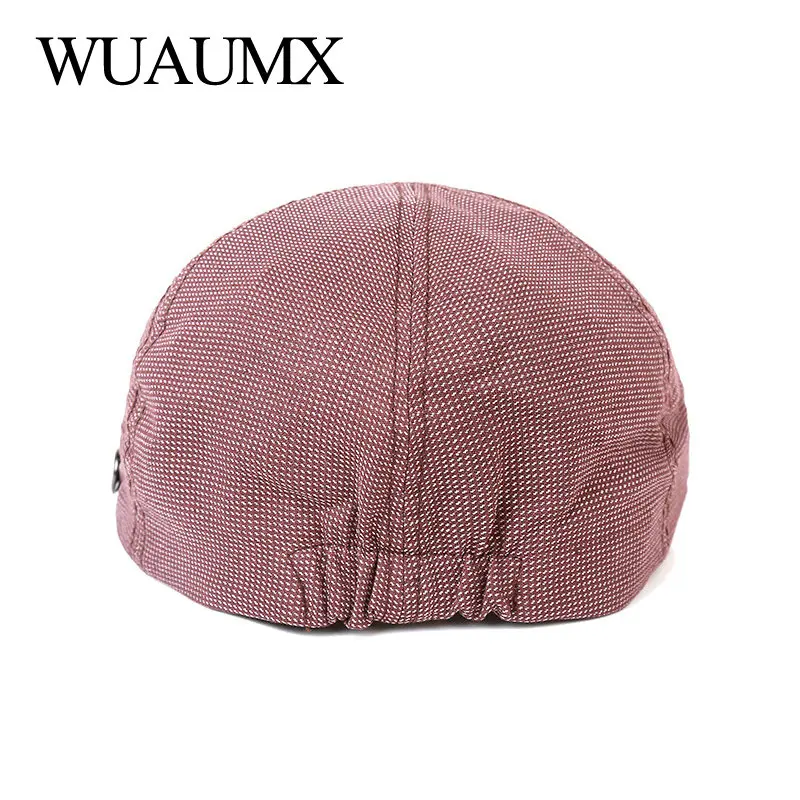 Branded Casual Spring Summer Men Berets Hats Women Newsboy Caps Cabbie Duckbill Ivy Flat Hat Herringbone Caps Adjustable