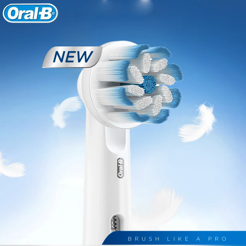 Oral b eb60 cabeças de substituição escova de dentes elétrica macio superfine cerdas sensível goma proteger manchas remoção limpeza profunda