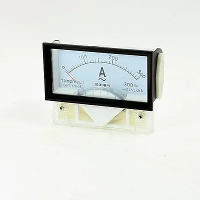 

AC 0-300A Fine Tuning Dial Panel Rectangle Analog Ampere Meter Amperemeter