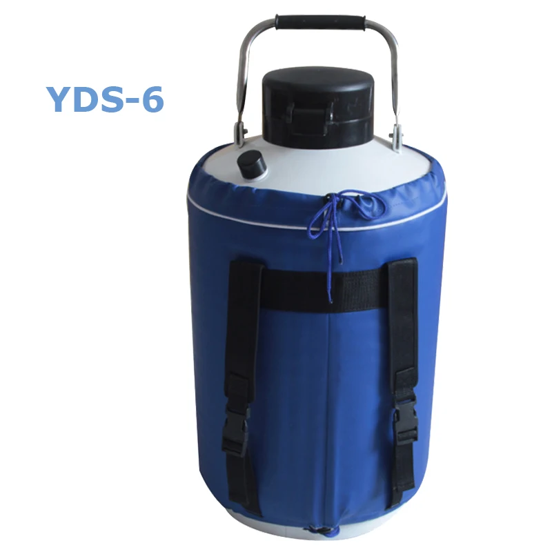 High Quality 6L Liquid nitrogen container Cryogenic Tank dewar liquid nitrogen container with Liquid Nitrogen tank