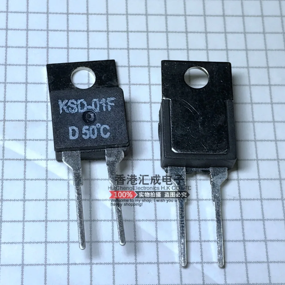 KSD-01F D50C KSD-01F-D50 D50 degrees TO220 temperature control normally closed New Original