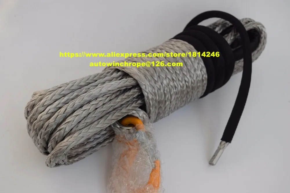 

Silver 10mm*30m Off Road Rope,Coated Winch Cable,ATV Winch Cable,Towing Rope,Synthetic Rope,Plasma Rope