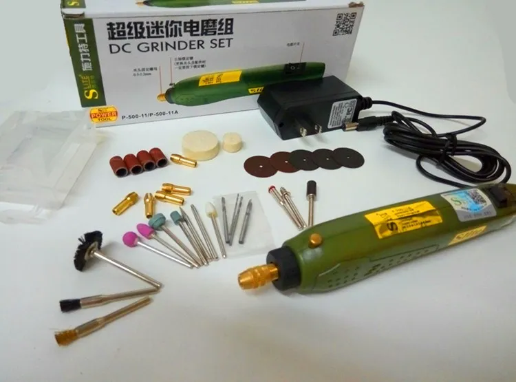 New DC12V Micro Carving Machine For Jade Small Grinders Diy Wood Grinding Mini Electric Drill Polishing Accessories