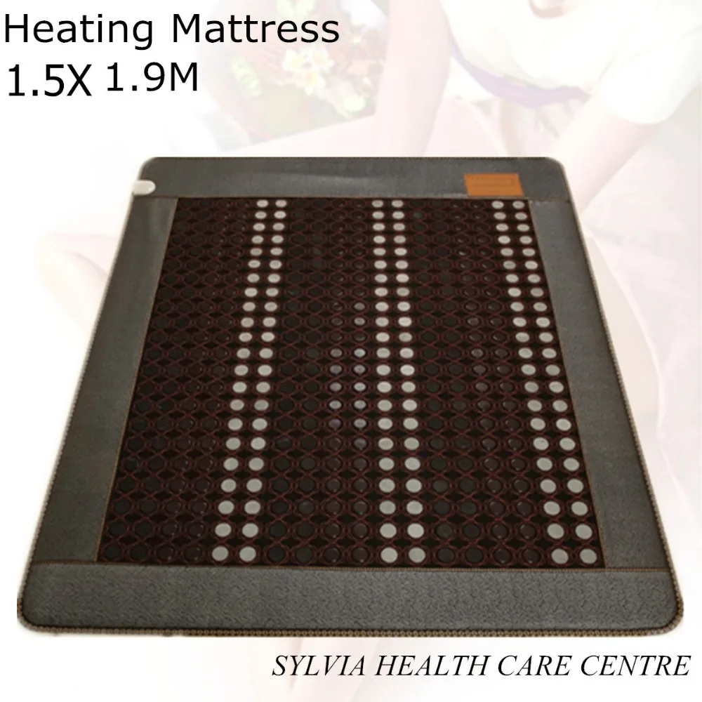 

Heating mattress tourmaline health care warm mattress good sleep mat jade mattress free eye cover size 1.5X1.9M/ 59''X74.8''